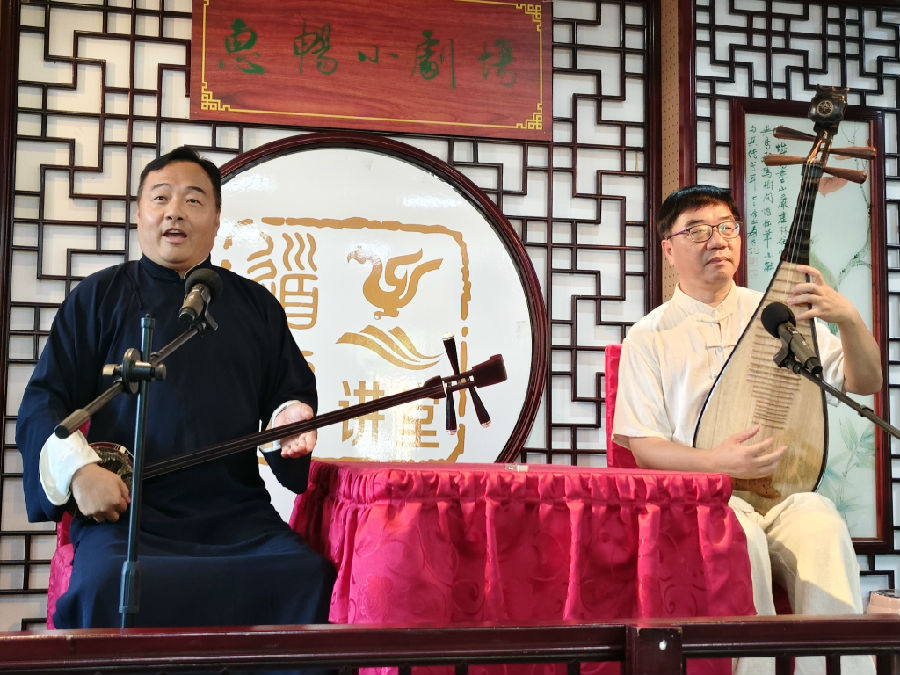 评弹红色经典演唱会现场（胡建琛 摄）