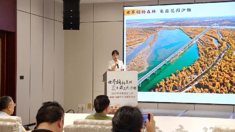 主持人讲解活动内容（张鸿 摄）