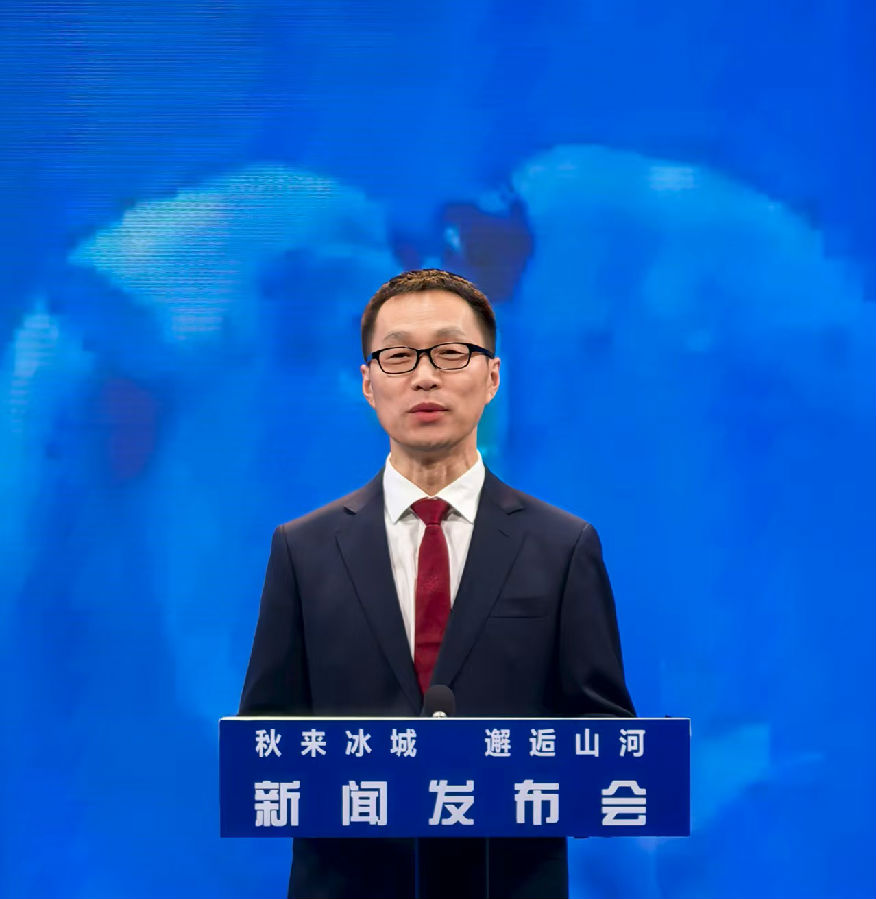 哈尔滨市文化广电和旅游局党组成员、副局长朱占春（刘尧 摄）