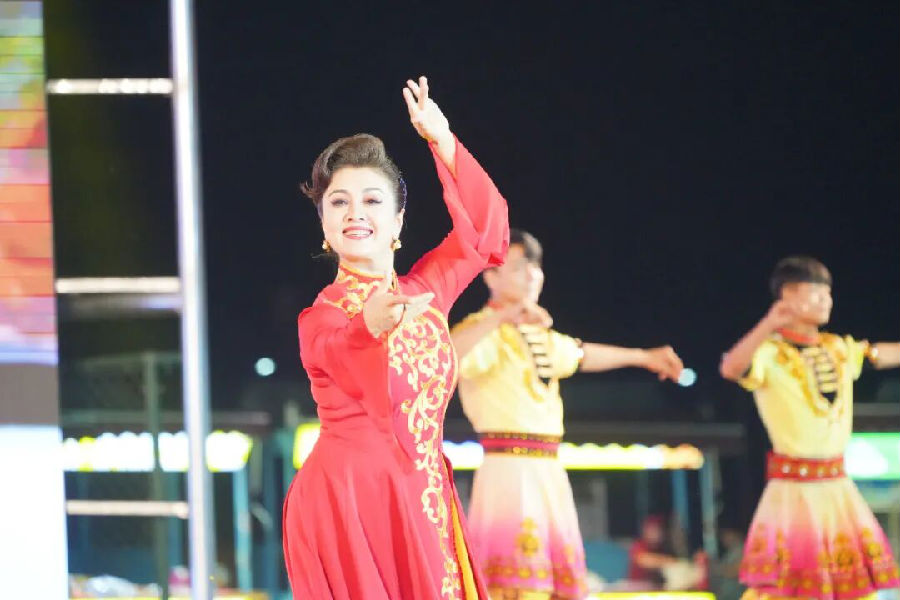 活动现场（茹先古丽·阿迪力 摄）