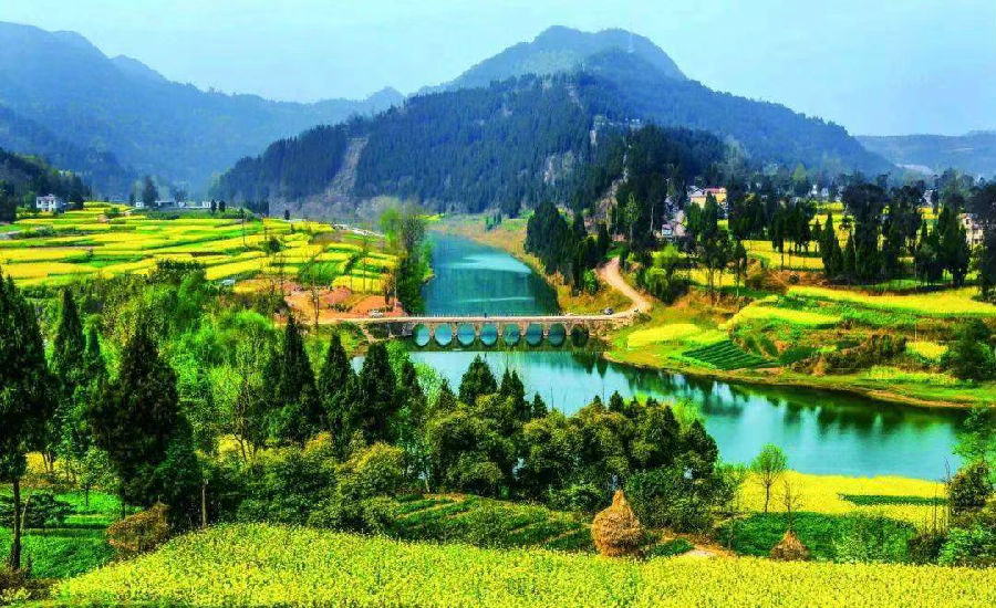 构溪河国家级湿地公园（谢家顺 摄）