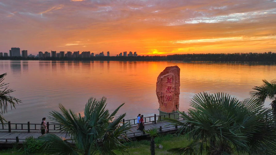莫愁湖美景（田俊杰 摄）