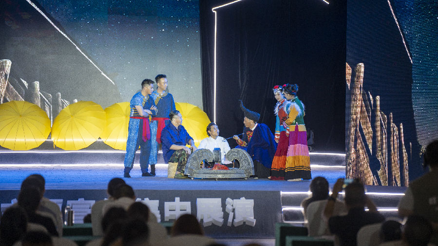 展演现场（陈加普 摄）