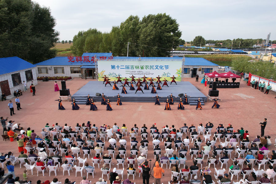 文艺演出现场（王凯 摄）