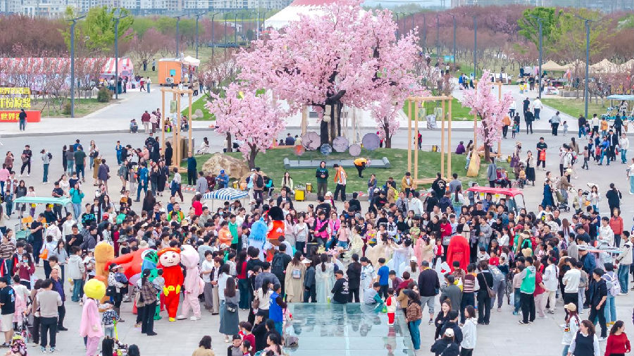 固镇县谷阳城遗址公园焕新登场（尤靖文 摄）