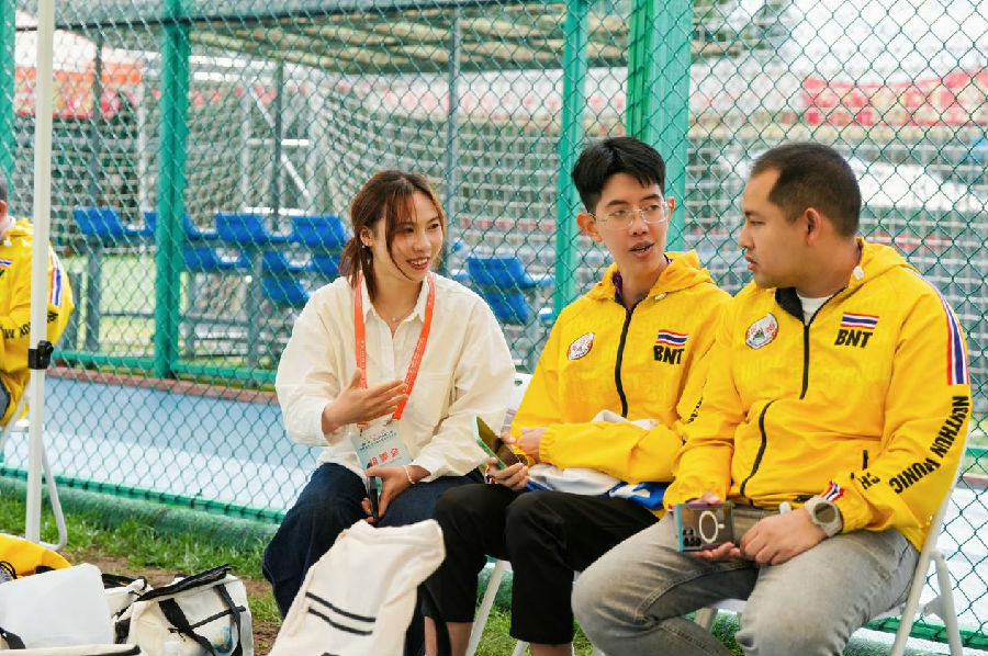 专业的场馆保障、全闭环的服务体系（肖傲 摄）