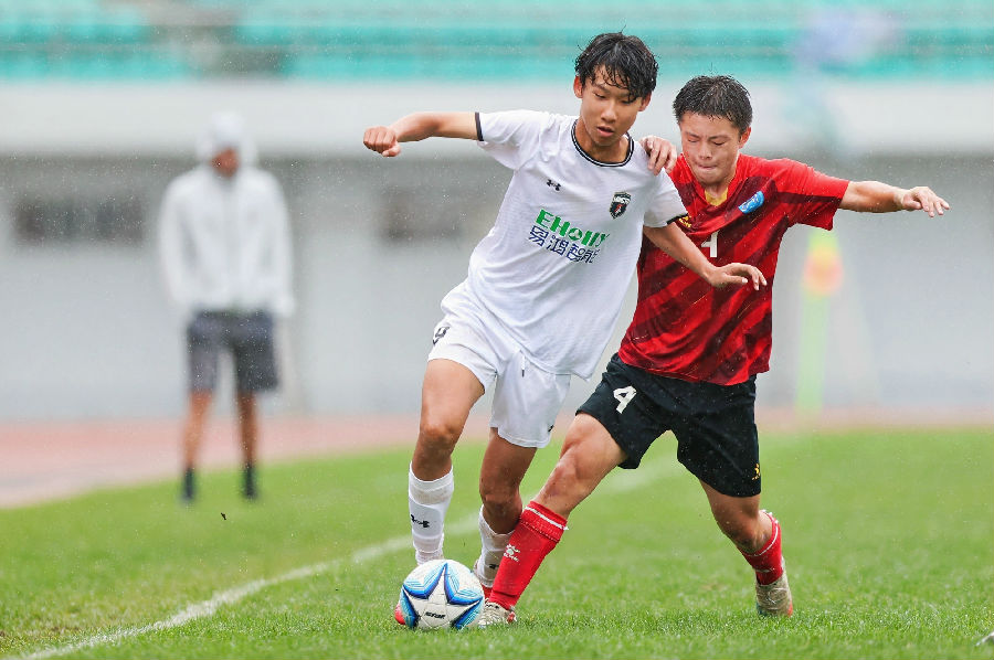 球赛现场（肖傲 摄）