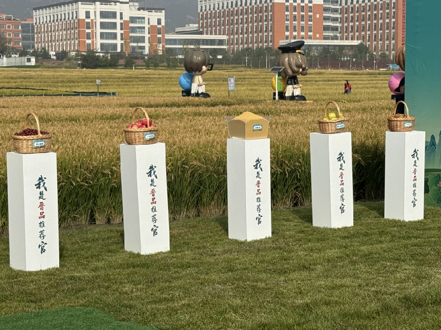 山西特优农产品展示区(席兆平 摄) 山西特优农产品展示区(席兆平 摄)