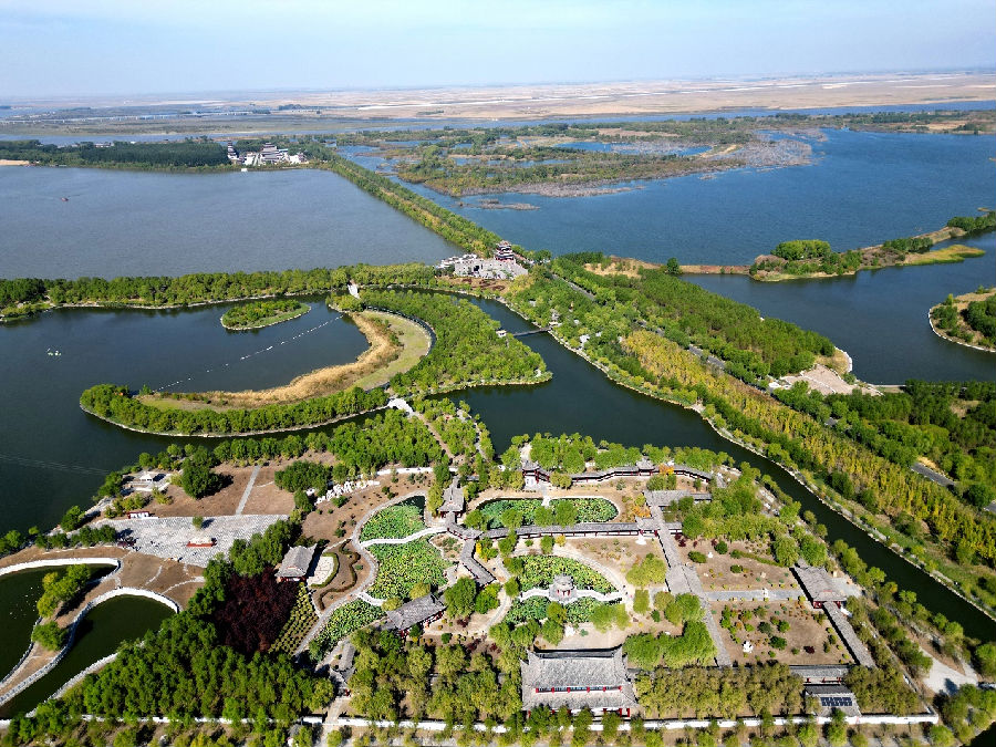 生态文化点位嫩江湾诗意铺开（于淼 摄）