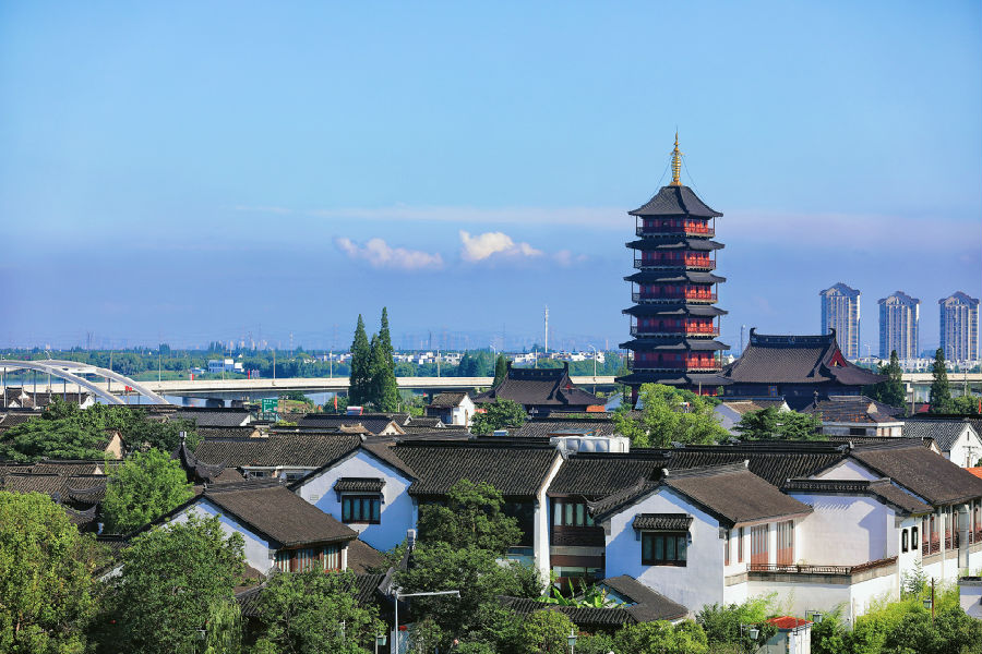 巴城老街（陆飞 摄）