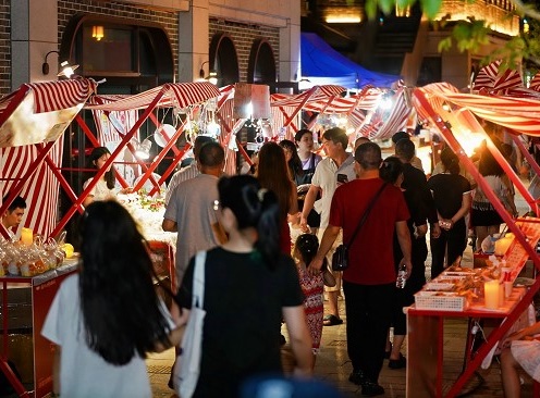 淡水墟文化特色街区（陈丹娜 摄）