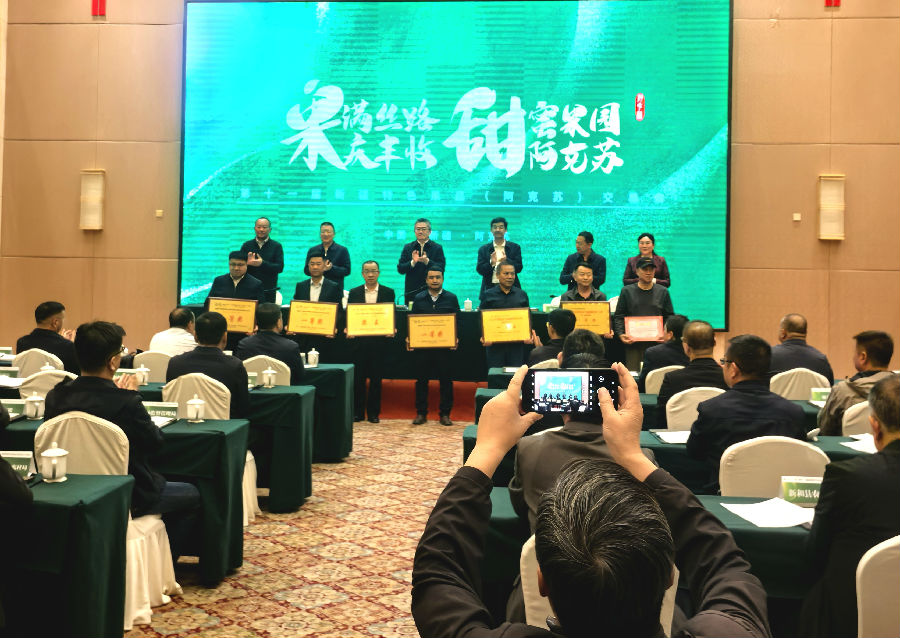 颁奖现场（查燕荣 摄）