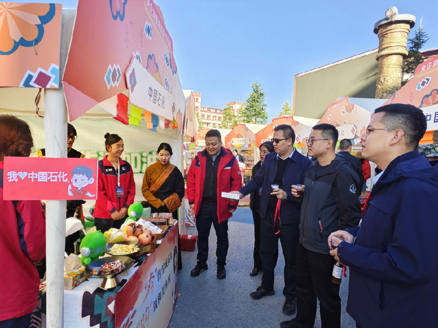 展销现场（张梅 摄）