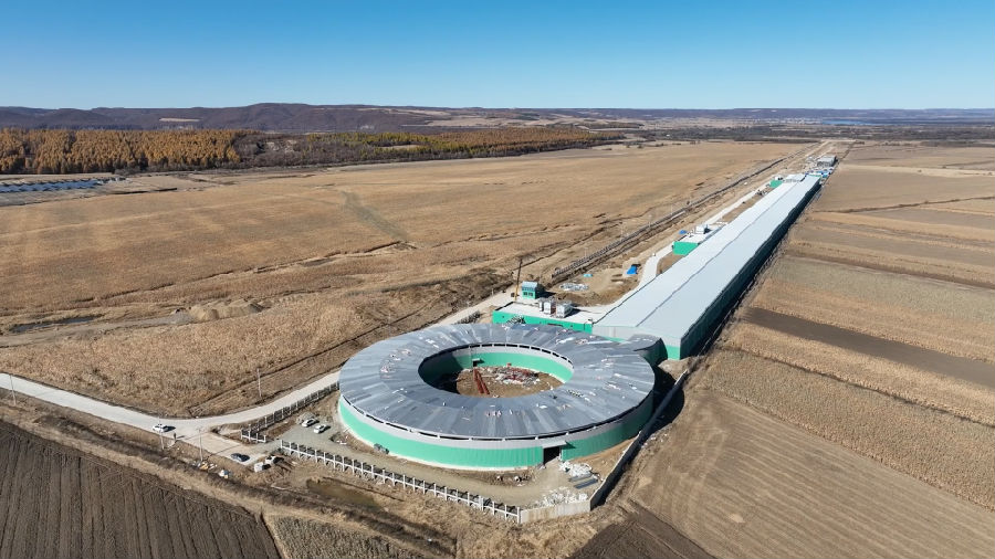 “四季低温试验场”项目航拍画面（赵兴宇 摄）