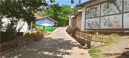 宜居和美的村容村貌（李自林 摄）