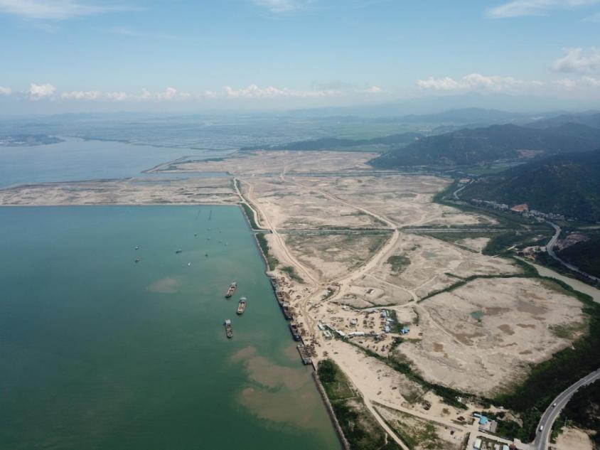 江门市广海湾经济开发区海洋经济产业园数字化转型项目地点（麦裕旺 摄）