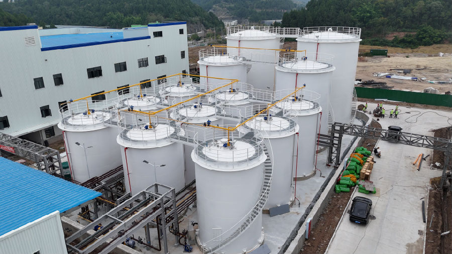 智能化粮油加工基地（梁其伟 摄）