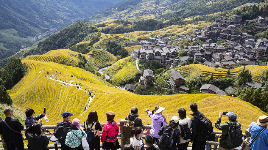 广西龙胜龙脊梯田错峰旅游也火爆