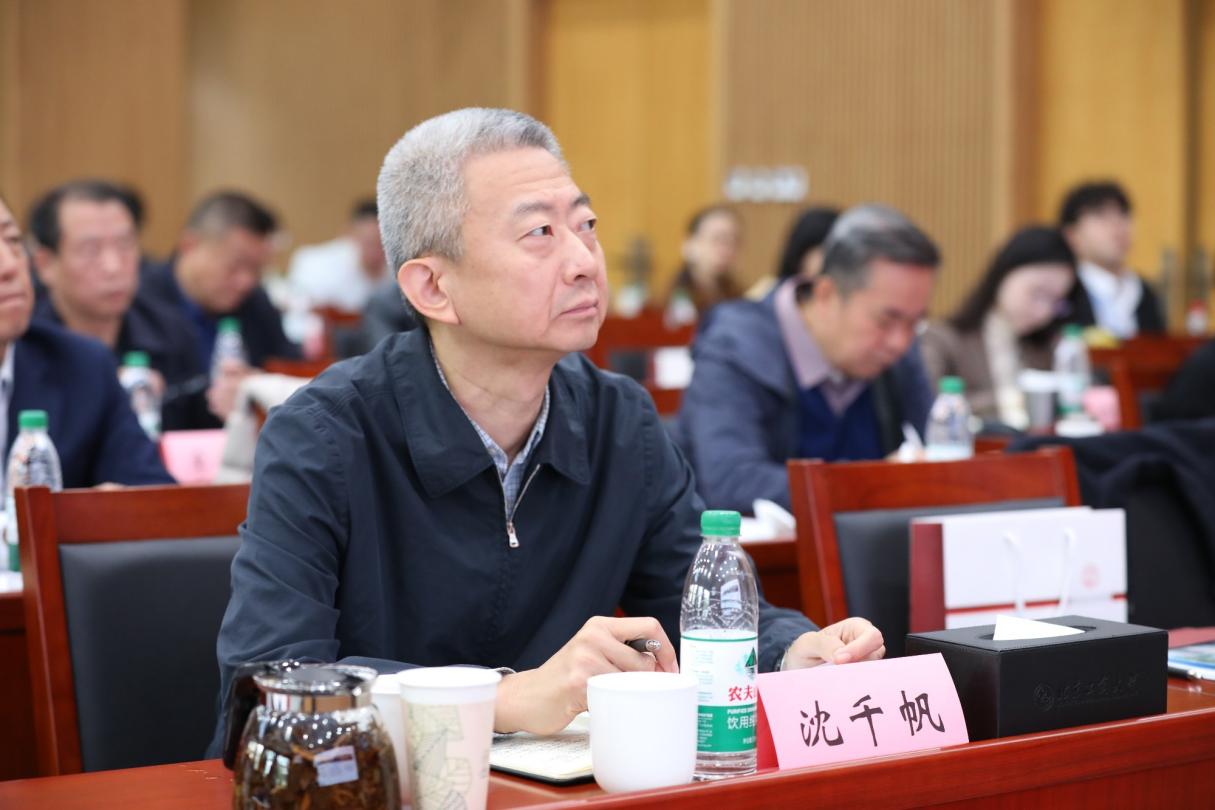 北京工商大学党委书记沈千帆（高云良 摄）