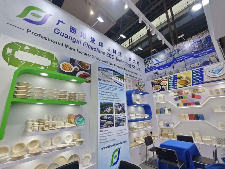 广西港萱环保科技有限公司部分展品（杨济铭 摄）