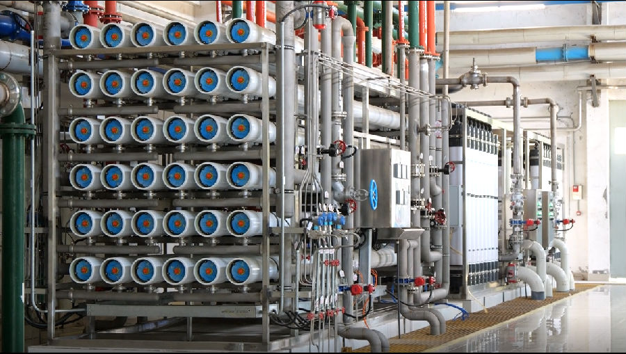 国家能源集团山东石横热电有限公司水处理设施（孙彩云 摄）