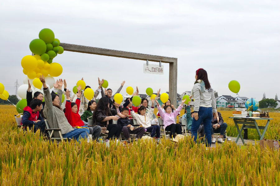 千灯镇以农文旅融合为抓手，大力发展“村咖经济”热门打卡地。（汪宇陆 摄）