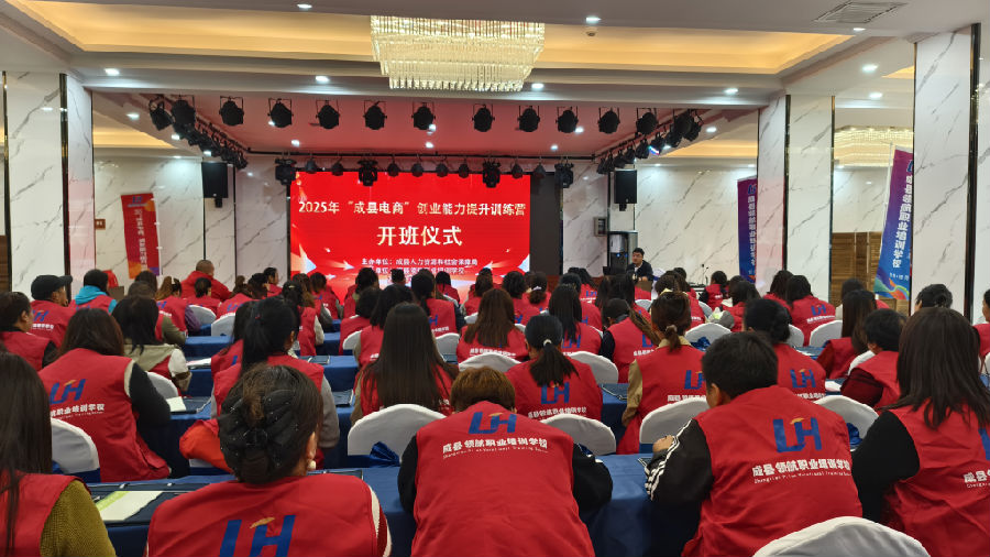 成县开展2025年“成县电商”创业能力提升训练营（韩永强 摄）