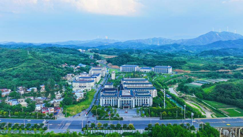 大悟县中医院鸟瞰图（易荣波 摄）