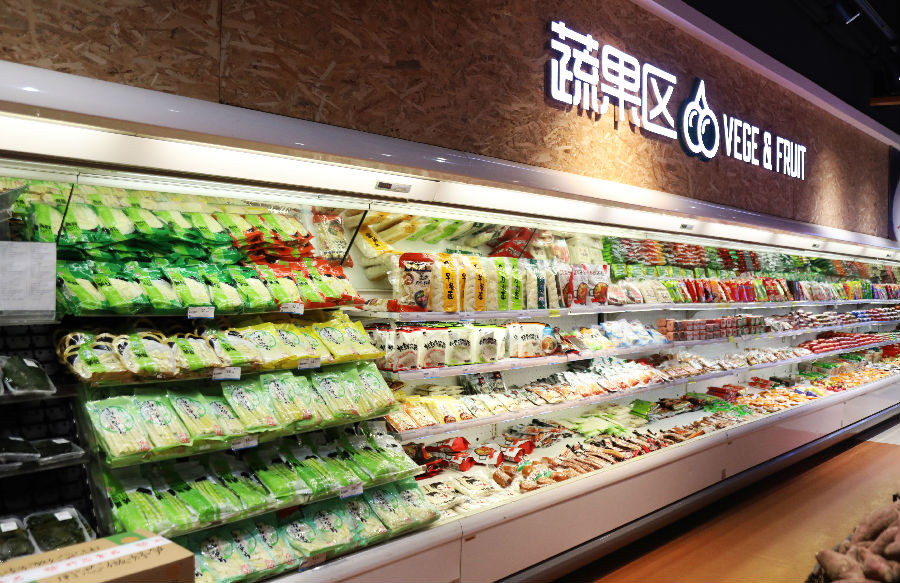 超市销售的江阳小竹笋（张红 摄）