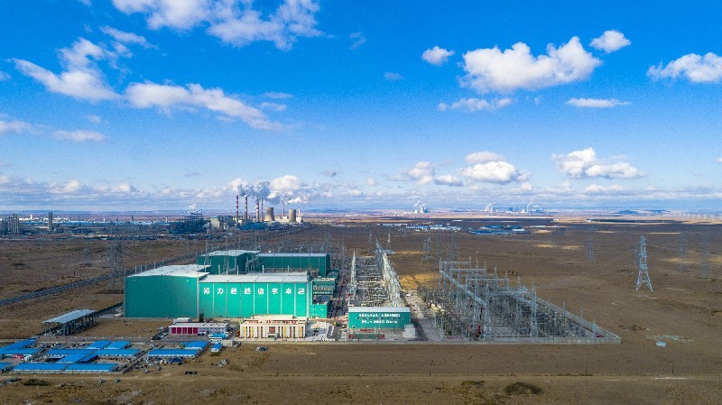 ±1100千伏昌吉换流站航拍（周欢 摄）