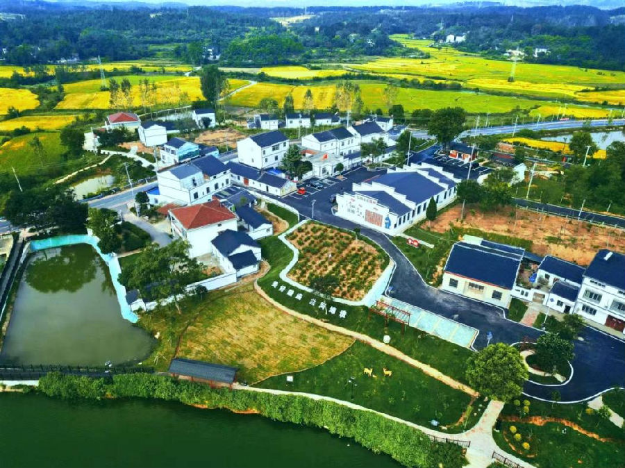 美丽乡村示范村接官乡颛庙村（安萱 摄）