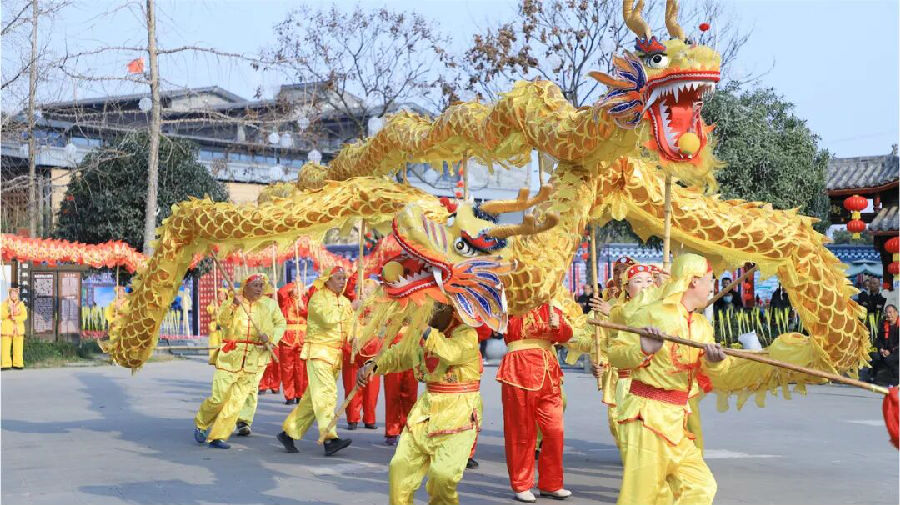 村里文化活动（郭芯屹 摄）