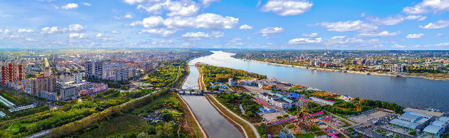 爱辉区景色(邬晗 摄) 爱辉区景色(邬晗 摄)