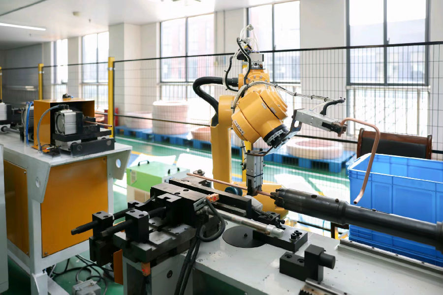 天尔机械有限公司数字智能化车间全面升级（卢春桃 摄）