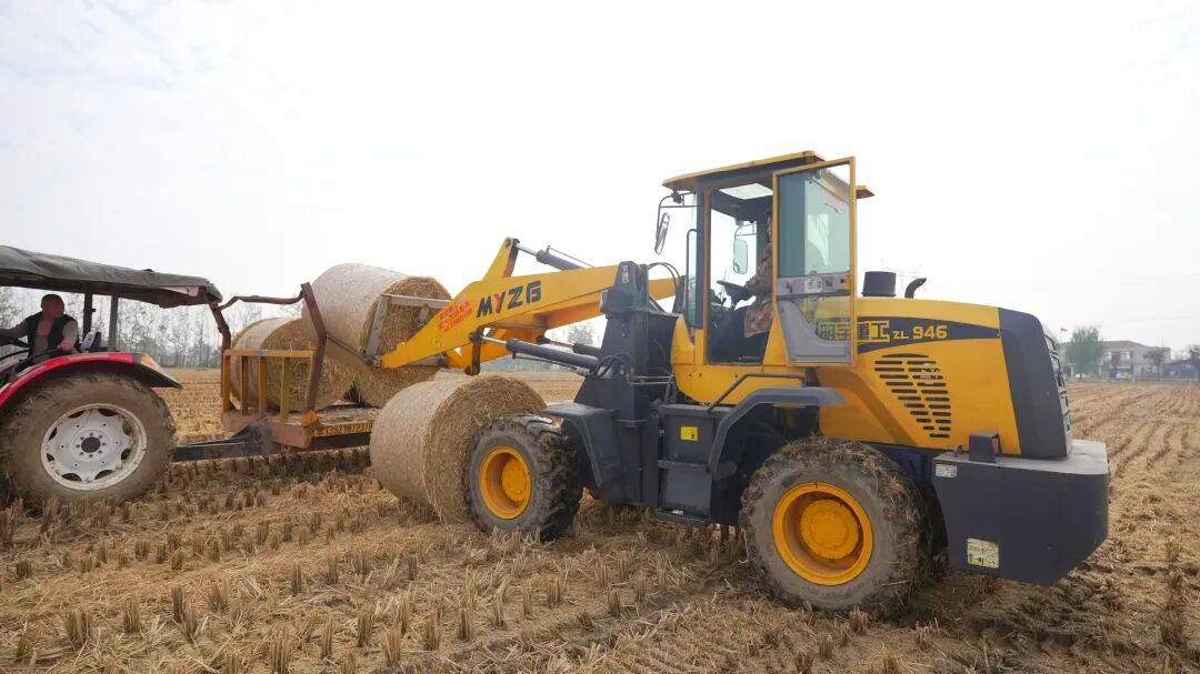 稻田收储现场（徐子淳 摄）