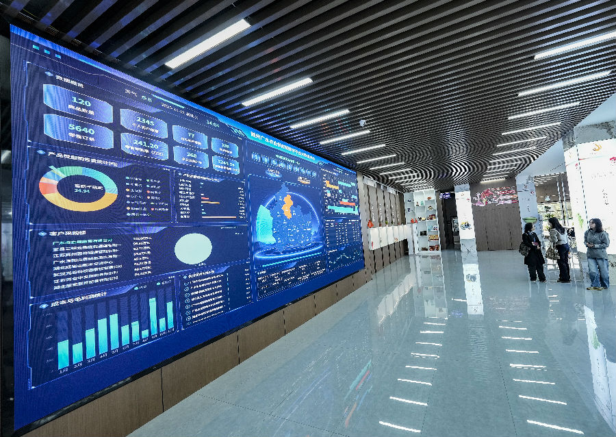 农业供应链数字平台（李辉 摄）