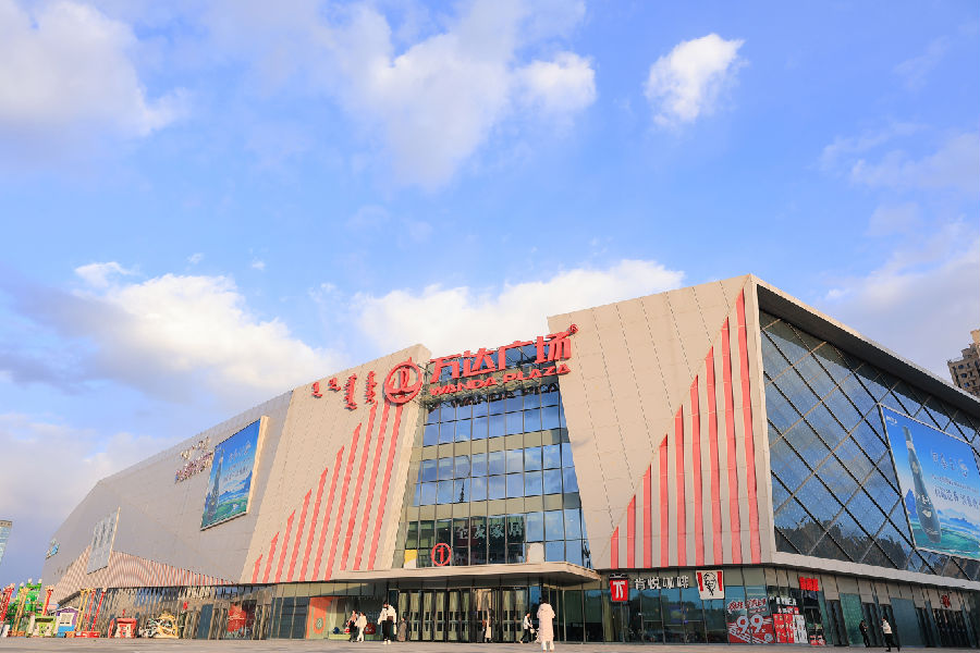 松山万达广场实景 （陈振国 摄）