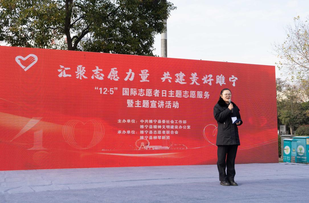 志愿者分享服务故事(武佩剑 摄)