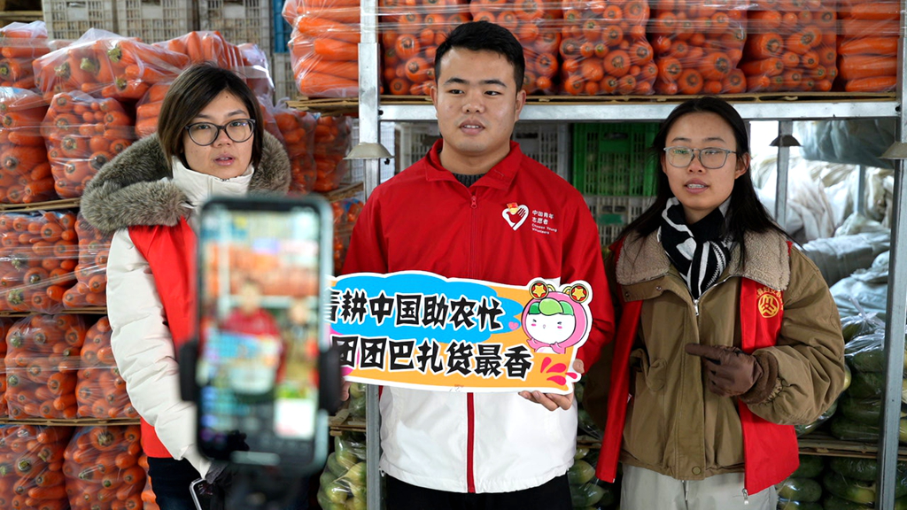 12月9日,当地新农人充分运用各类网络平台,搭建农产品直销渠道,拓宽销售路径。(艾海提·毛勒吐尔迪 摄)