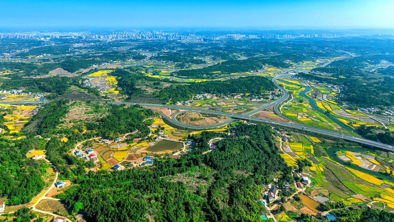 安岳生态环境质量持续向好(潘政吉 摄)