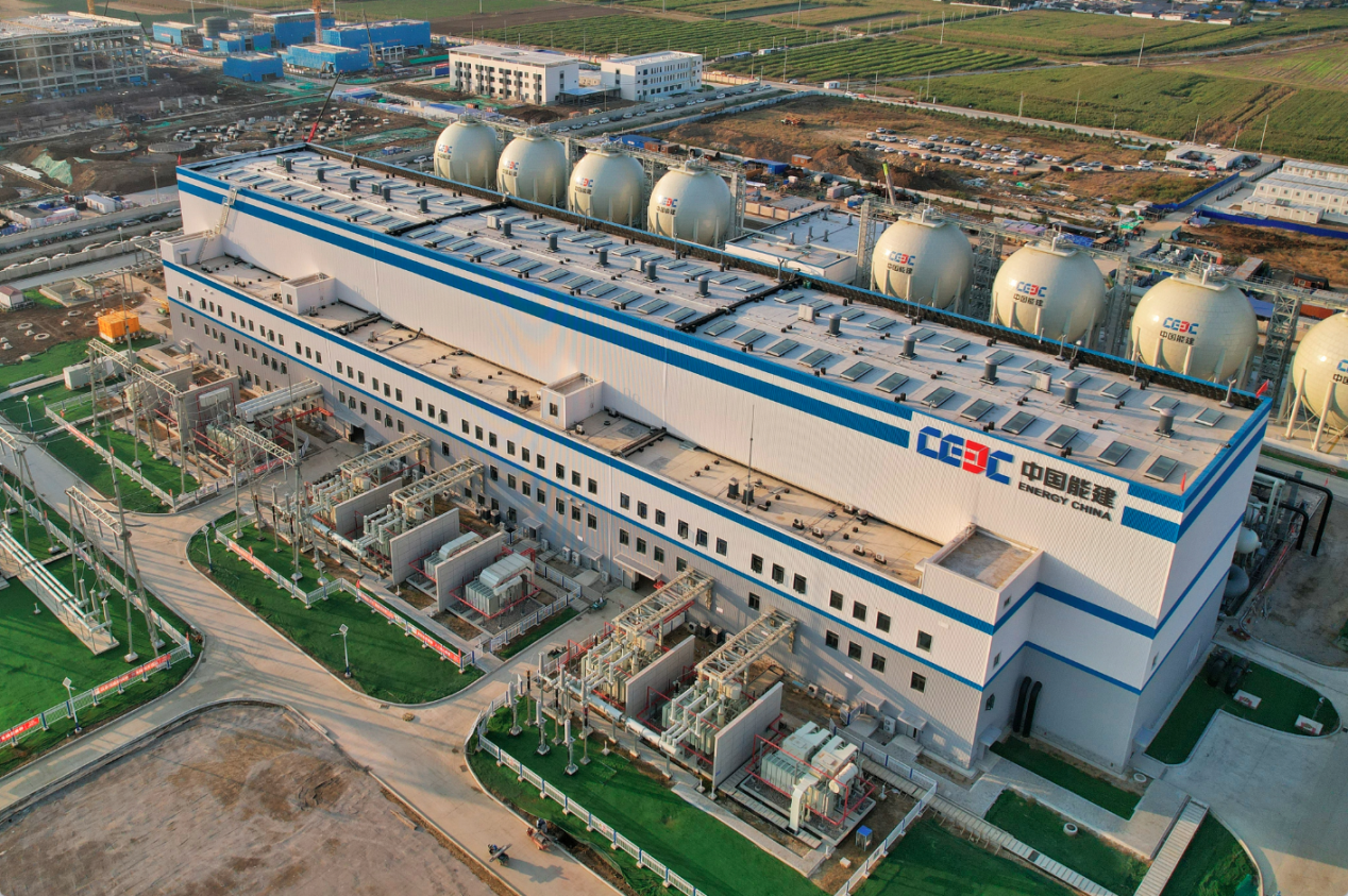 中能建350MW盐穴储能项目(李璐瑶 摄)