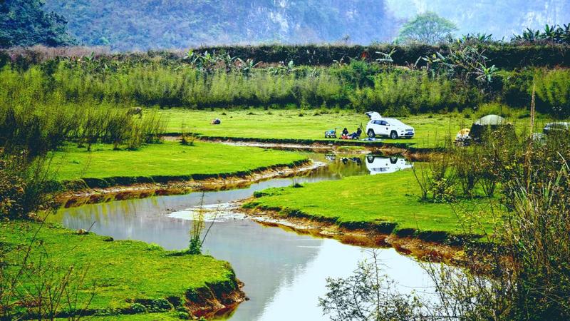 龙会村龙会牧场露营地(陈建倬 摄)