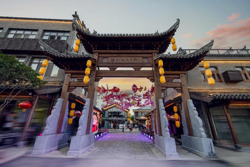 汤池镇一景(刘荣照 摄)