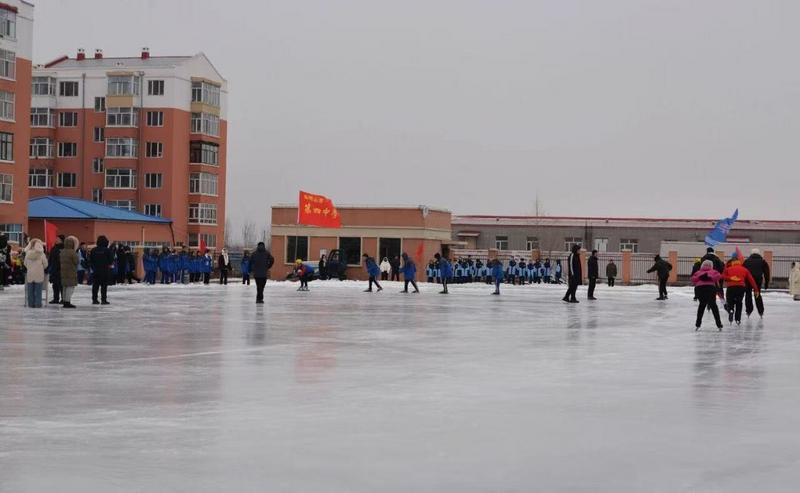 集贤县雪地赛事(杨军 摄)