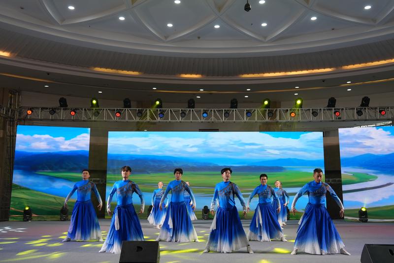 武汉市代表队展示现场(卢慧贤 摄)