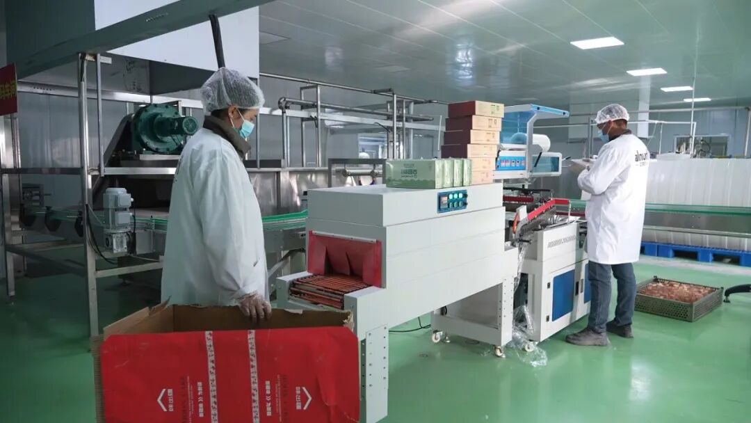 工人正在恰玛古生产车间忙碌(艾热提 摄)