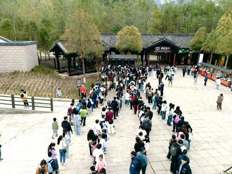 跟着诗歌游蜀道(阳林玥 摄)