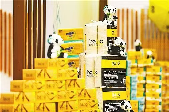 “斑布”产品(卿萱 摄)