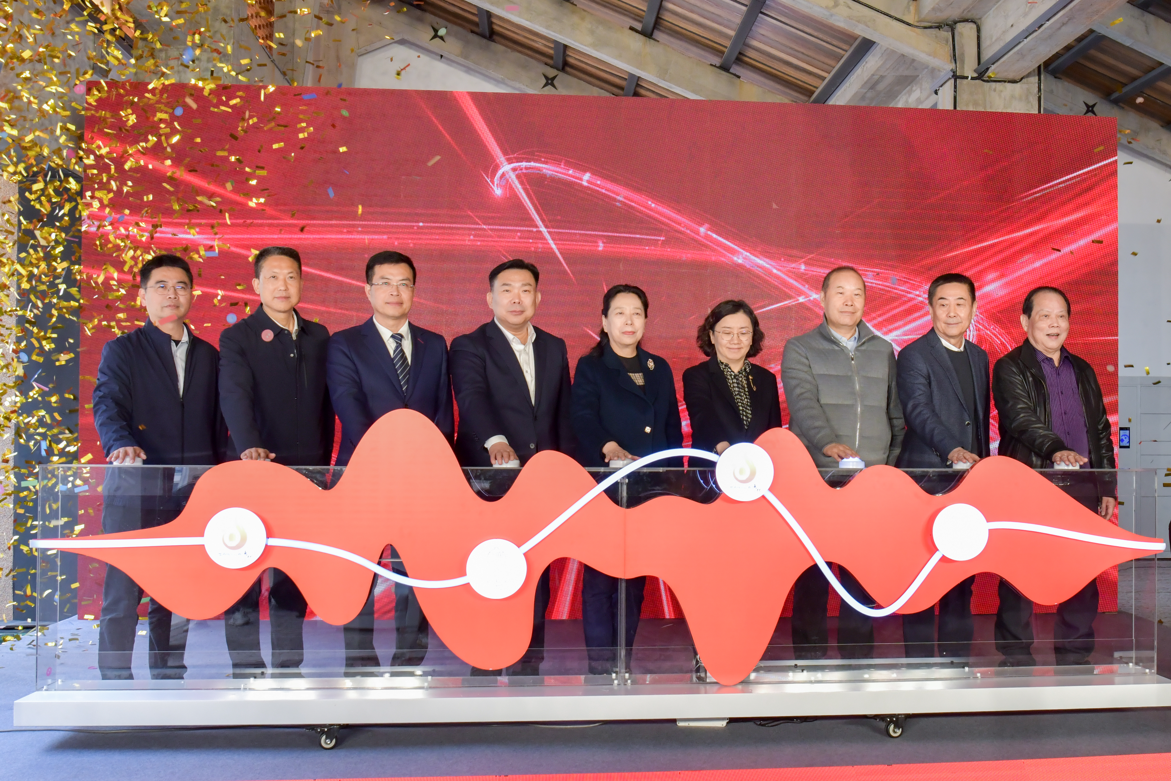 德化县建设陶瓷品牌之都发布仪式。(林婉清 摄)