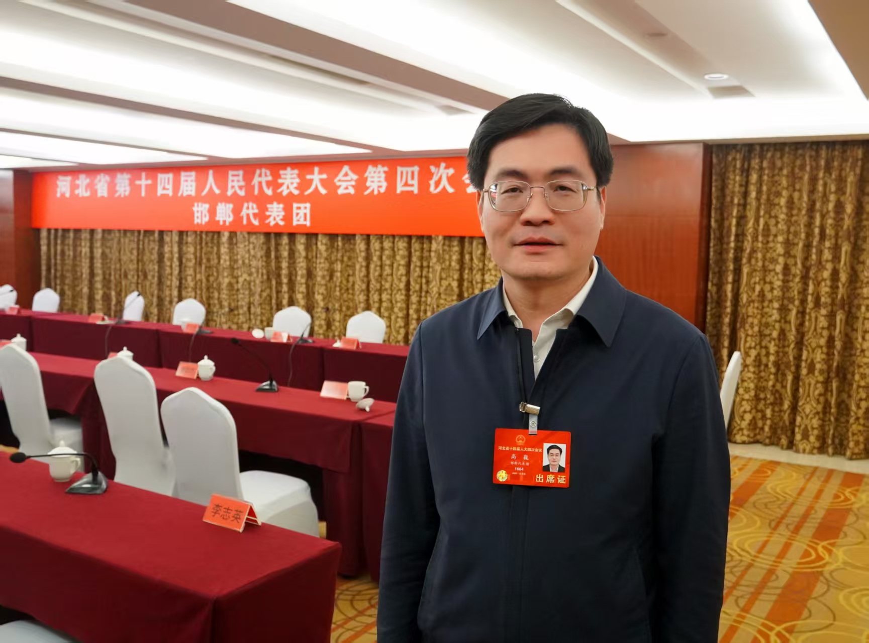 高巍代表(李杰 摄)